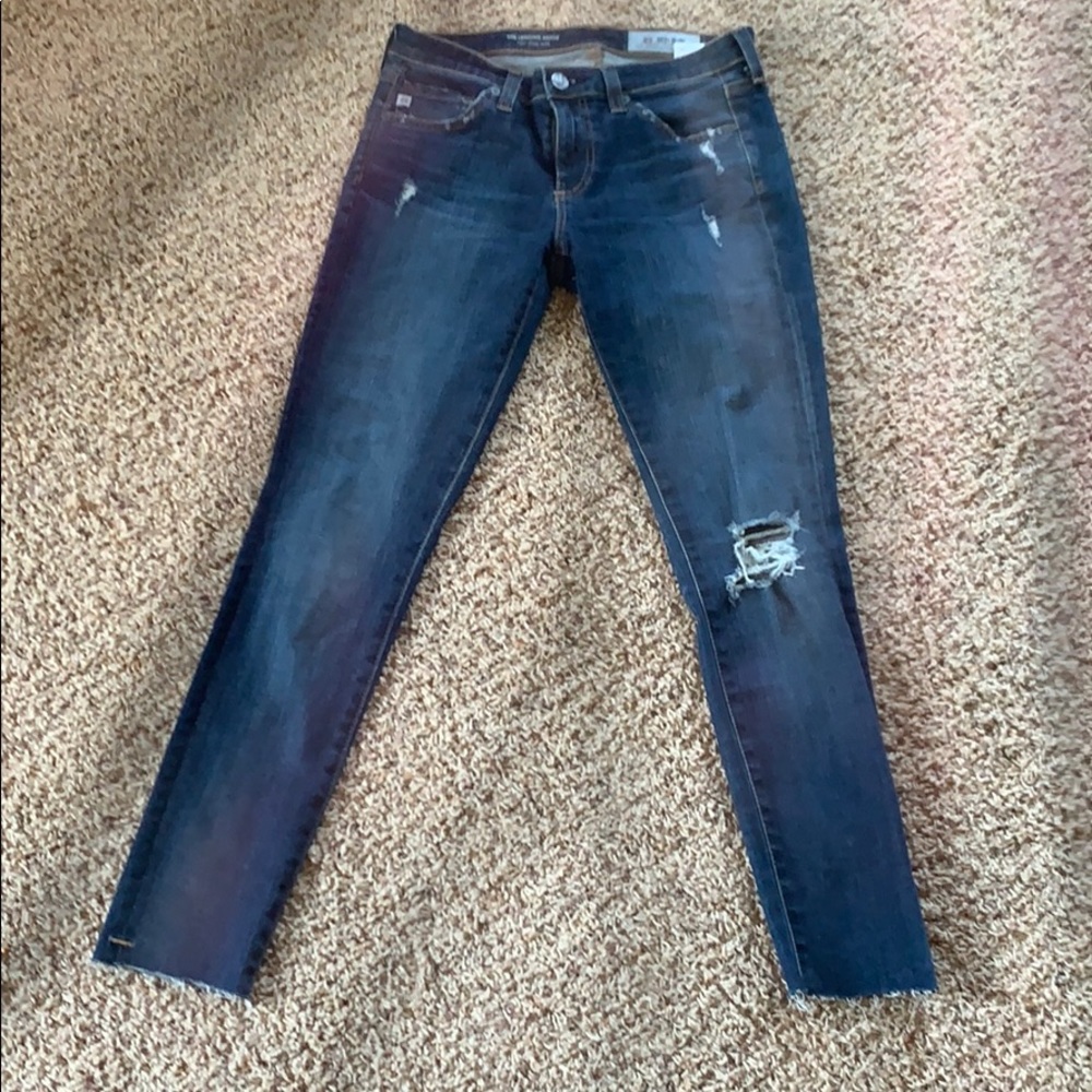 Ag The Legfing Ripped Ankle Skinny View 6
